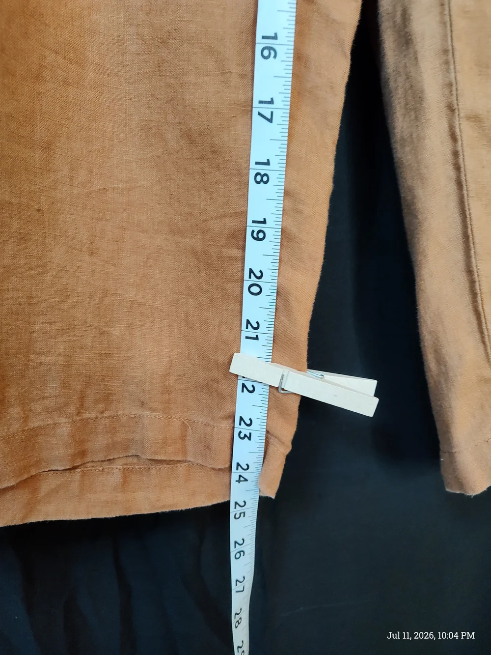 Quince XL 100% European Cotton Wide Leg Pants in Terracotta Leisure Travel